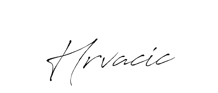 You should practise on your own different ways (Antro_Vectra) to write your name (Hrvacic) in signature. don't let someone else do it for you. Hrvacic signature style 6 images and pictures png