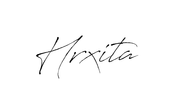 You should practise on your own different ways (Antro_Vectra) to write your name (Hrxita) in signature. don't let someone else do it for you. Hrxita signature style 6 images and pictures png