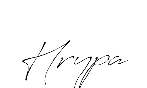 Create a beautiful signature design for name Hrypa. With this signature (Antro_Vectra) fonts, you can make a handwritten signature for free. Hrypa signature style 6 images and pictures png