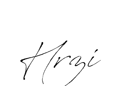 You should practise on your own different ways (Antro_Vectra) to write your name (Hrzi) in signature. don't let someone else do it for you. Hrzi signature style 6 images and pictures png