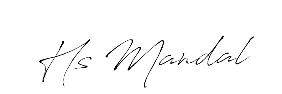 Similarly Antro_Vectra is the best handwritten signature design. Signature creator online .You can use it as an online autograph creator for name Hs Mandal. Hs Mandal signature style 6 images and pictures png