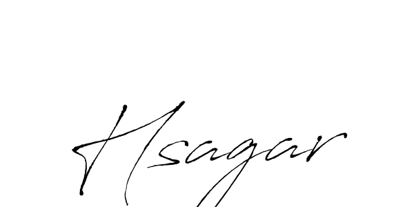 Use a signature maker to create a handwritten signature online. With this signature software, you can design (Antro_Vectra) your own signature for name Hsagar. Hsagar signature style 6 images and pictures png