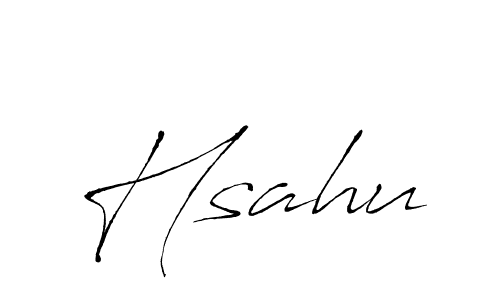 Create a beautiful signature design for name Hsahu. With this signature (Antro_Vectra) fonts, you can make a handwritten signature for free. Hsahu signature style 6 images and pictures png