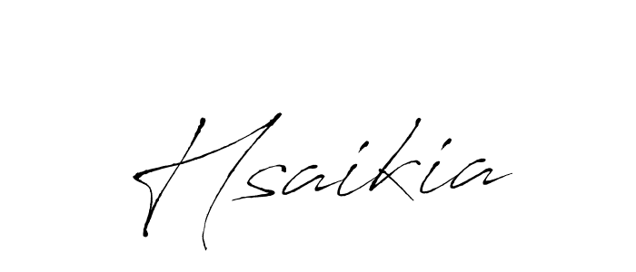 You should practise on your own different ways (Antro_Vectra) to write your name (Hsaikia) in signature. don't let someone else do it for you. Hsaikia signature style 6 images and pictures png