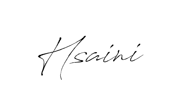 Antro_Vectra is a professional signature style that is perfect for those who want to add a touch of class to their signature. It is also a great choice for those who want to make their signature more unique. Get Hsaini name to fancy signature for free. Hsaini signature style 6 images and pictures png