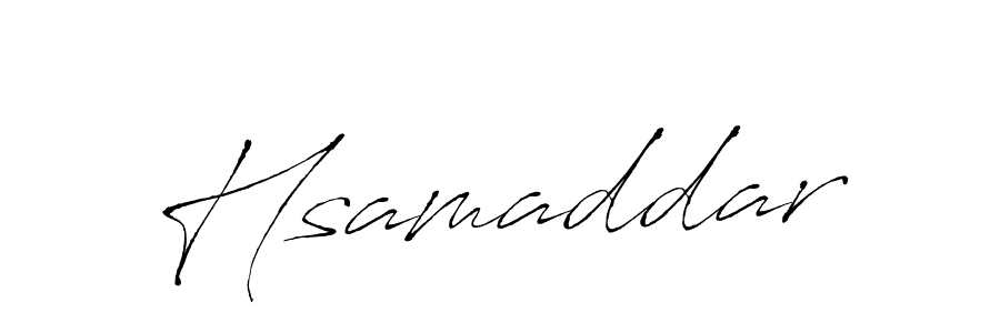 The best way (Antro_Vectra) to make a short signature is to pick only two or three words in your name. The name Hsamaddar include a total of six letters. For converting this name. Hsamaddar signature style 6 images and pictures png