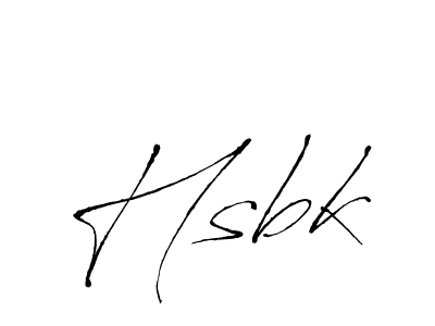 Design your own signature with our free online signature maker. With this signature software, you can create a handwritten (Antro_Vectra) signature for name Hsbk. Hsbk signature style 6 images and pictures png