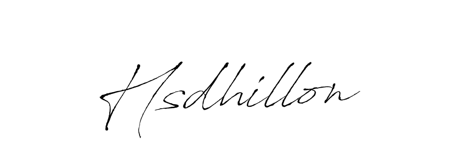 Also You can easily find your signature by using the search form. We will create Hsdhillon name handwritten signature images for you free of cost using Antro_Vectra sign style. Hsdhillon signature style 6 images and pictures png