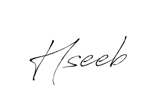 Design your own signature with our free online signature maker. With this signature software, you can create a handwritten (Antro_Vectra) signature for name Hseeb. Hseeb signature style 6 images and pictures png