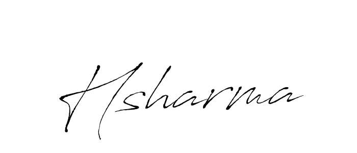 Make a beautiful signature design for name Hsharma. Use this online signature maker to create a handwritten signature for free. Hsharma signature style 6 images and pictures png