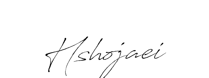 How to make Hshojaei signature? Antro_Vectra is a professional autograph style. Create handwritten signature for Hshojaei name. Hshojaei signature style 6 images and pictures png