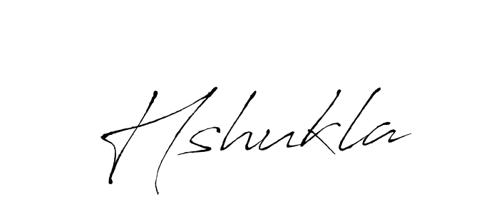 Antro_Vectra is a professional signature style that is perfect for those who want to add a touch of class to their signature. It is also a great choice for those who want to make their signature more unique. Get Hshukla name to fancy signature for free. Hshukla signature style 6 images and pictures png