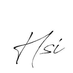 How to Draw Hsi signature style? Antro_Vectra is a latest design signature styles for name Hsi. Hsi signature style 6 images and pictures png