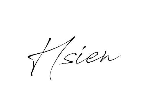 How to make Hsien signature? Antro_Vectra is a professional autograph style. Create handwritten signature for Hsien name. Hsien signature style 6 images and pictures png