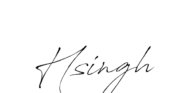 You should practise on your own different ways (Antro_Vectra) to write your name (Hsingh) in signature. don't let someone else do it for you. Hsingh signature style 6 images and pictures png