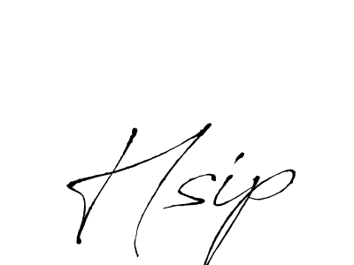 Antro_Vectra is a professional signature style that is perfect for those who want to add a touch of class to their signature. It is also a great choice for those who want to make their signature more unique. Get Hsip name to fancy signature for free. Hsip signature style 6 images and pictures png