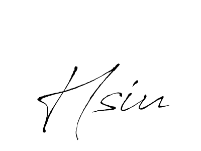 The best way (Antro_Vectra) to make a short signature is to pick only two or three words in your name. The name Hsiu include a total of six letters. For converting this name. Hsiu signature style 6 images and pictures png