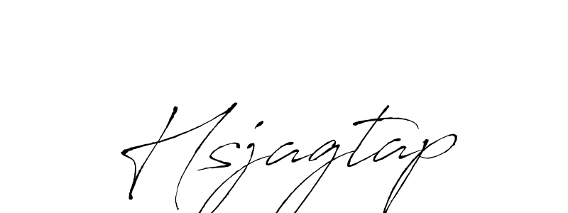 Design your own signature with our free online signature maker. With this signature software, you can create a handwritten (Antro_Vectra) signature for name Hsjagtap. Hsjagtap signature style 6 images and pictures png
