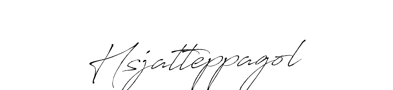 Also we have Hsjatteppagol name is the best signature style. Create professional handwritten signature collection using Antro_Vectra autograph style. Hsjatteppagol signature style 6 images and pictures png