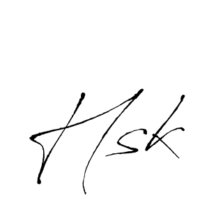 The best way (Antro_Vectra) to make a short signature is to pick only two or three words in your name. The name Hsk include a total of six letters. For converting this name. Hsk signature style 6 images and pictures png