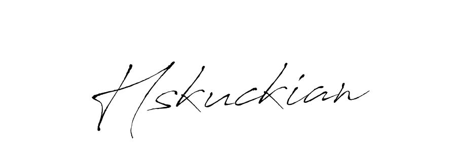 How to Draw Hskuckian signature style? Antro_Vectra is a latest design signature styles for name Hskuckian. Hskuckian signature style 6 images and pictures png