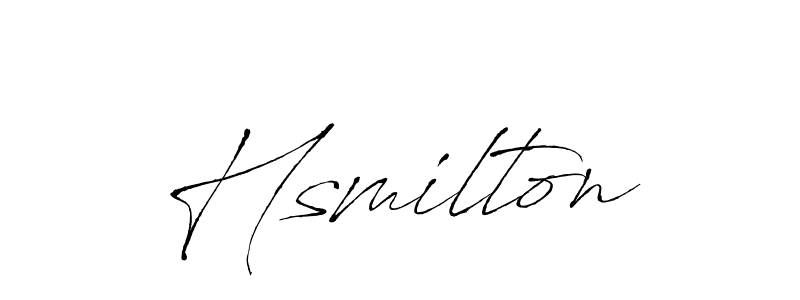 Design your own signature with our free online signature maker. With this signature software, you can create a handwritten (Antro_Vectra) signature for name Hsmilton. Hsmilton signature style 6 images and pictures png