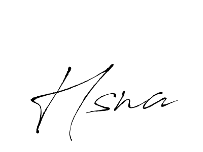 Design your own signature with our free online signature maker. With this signature software, you can create a handwritten (Antro_Vectra) signature for name Hsna. Hsna signature style 6 images and pictures png