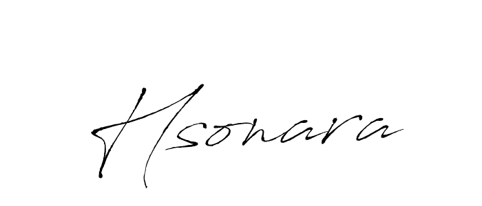 The best way (Antro_Vectra) to make a short signature is to pick only two or three words in your name. The name Hsonara include a total of six letters. For converting this name. Hsonara signature style 6 images and pictures png