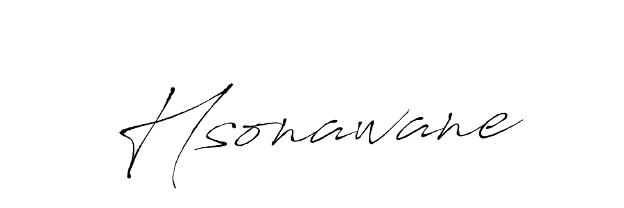 Use a signature maker to create a handwritten signature online. With this signature software, you can design (Antro_Vectra) your own signature for name Hsonawane. Hsonawane signature style 6 images and pictures png