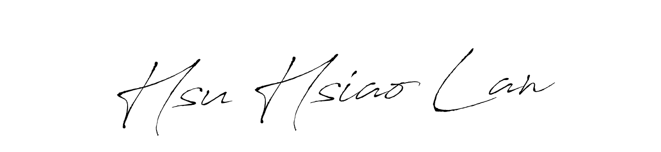 Once you've used our free online signature maker to create your best signature Antro_Vectra style, it's time to enjoy all of the benefits that Hsu Hsiao Lan name signing documents. Hsu Hsiao Lan signature style 6 images and pictures png