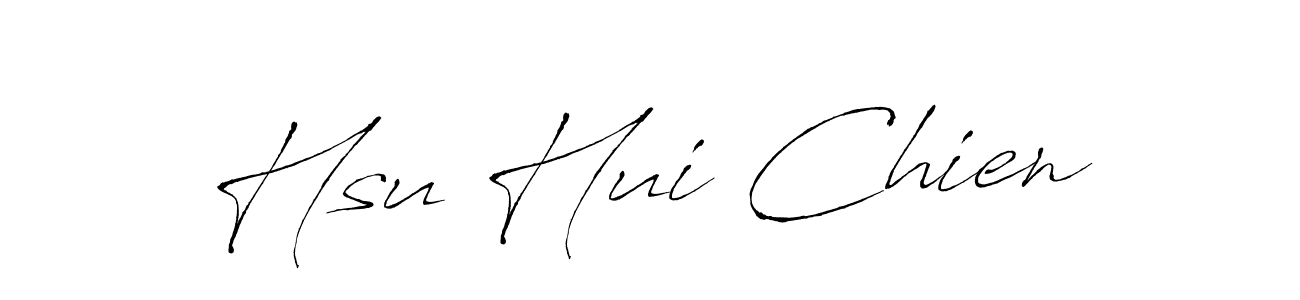 How to make Hsu Hui Chien signature? Antro_Vectra is a professional autograph style. Create handwritten signature for Hsu Hui Chien name. Hsu Hui Chien signature style 6 images and pictures png