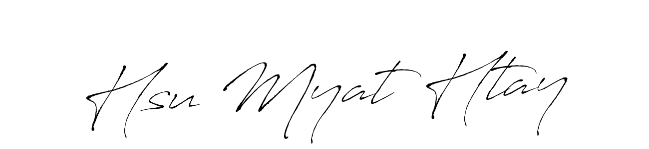 Design your own signature with our free online signature maker. With this signature software, you can create a handwritten (Antro_Vectra) signature for name Hsu Myat Htay. Hsu Myat Htay signature style 6 images and pictures png