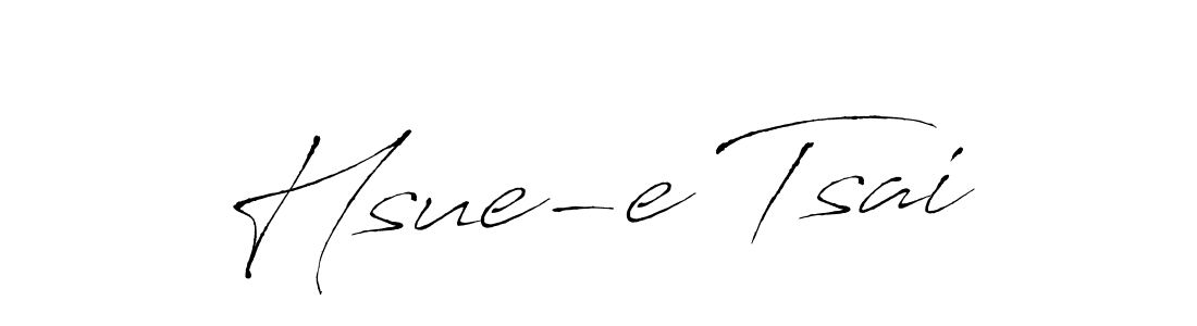 Create a beautiful signature design for name Hsue-e Tsai. With this signature (Antro_Vectra) fonts, you can make a handwritten signature for free. Hsue-e Tsai signature style 6 images and pictures png