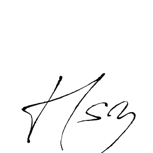 You should practise on your own different ways (Antro_Vectra) to write your name (Hsz) in signature. don't let someone else do it for you. Hsz signature style 6 images and pictures png