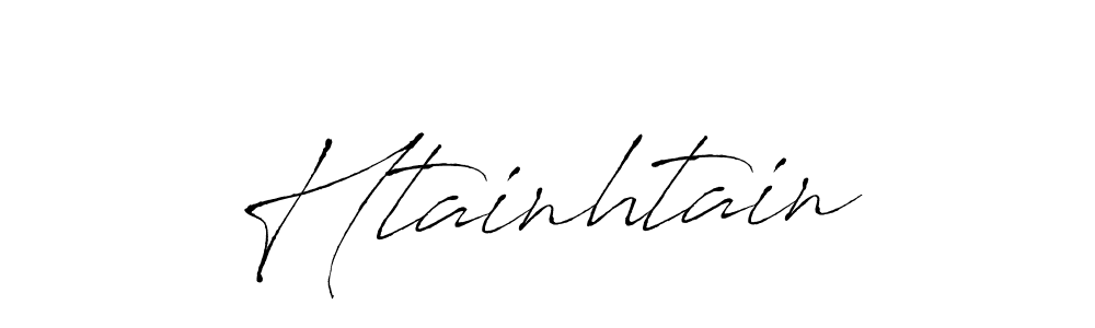 Create a beautiful signature design for name Htainhtain. With this signature (Antro_Vectra) fonts, you can make a handwritten signature for free. Htainhtain signature style 6 images and pictures png