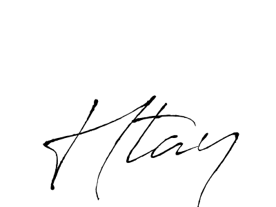 Create a beautiful signature design for name Htay. With this signature (Antro_Vectra) fonts, you can make a handwritten signature for free. Htay signature style 6 images and pictures png