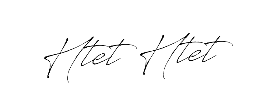 Use a signature maker to create a handwritten signature online. With this signature software, you can design (Antro_Vectra) your own signature for name Htet Htet. Htet Htet signature style 6 images and pictures png