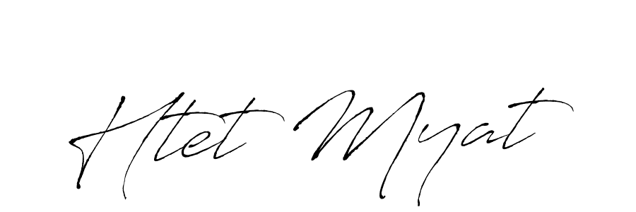 Make a beautiful signature design for name Htet Myat. With this signature (Antro_Vectra) style, you can create a handwritten signature for free. Htet Myat signature style 6 images and pictures png