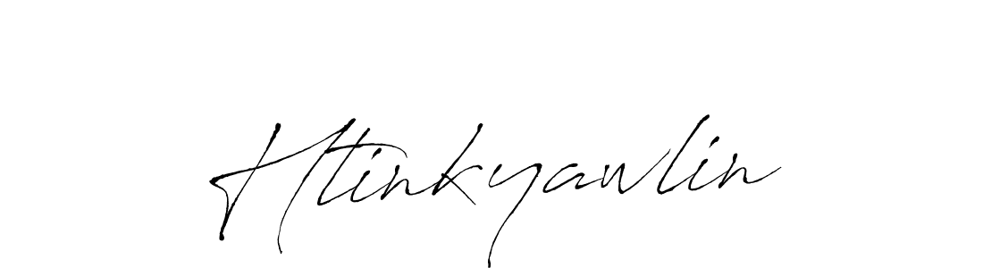 Make a beautiful signature design for name Htinkyawlin. With this signature (Antro_Vectra) style, you can create a handwritten signature for free. Htinkyawlin signature style 6 images and pictures png
