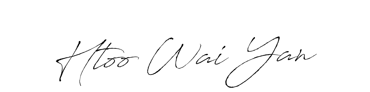 This is the best signature style for the Htoo Wai Yan name. Also you like these signature font (Antro_Vectra). Mix name signature. Htoo Wai Yan signature style 6 images and pictures png