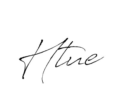 Design your own signature with our free online signature maker. With this signature software, you can create a handwritten (Antro_Vectra) signature for name Htue. Htue signature style 6 images and pictures png