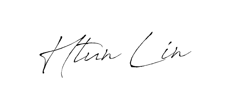 Make a beautiful signature design for name Htun Lin. With this signature (Antro_Vectra) style, you can create a handwritten signature for free. Htun Lin signature style 6 images and pictures png