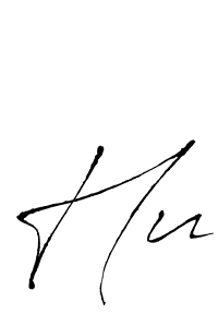 How to Draw Hu signature style? Antro_Vectra is a latest design signature styles for name Hu. Hu signature style 6 images and pictures png