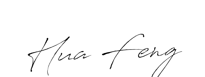 Make a beautiful signature design for name Hua Feng. With this signature (Antro_Vectra) style, you can create a handwritten signature for free. Hua Feng signature style 6 images and pictures png
