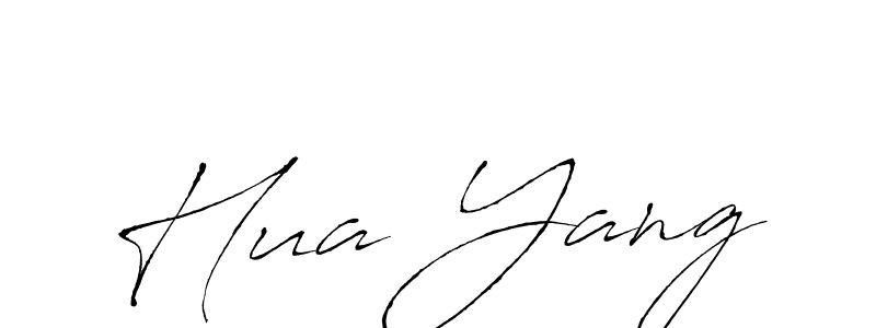 Make a beautiful signature design for name Hua Yang. With this signature (Antro_Vectra) style, you can create a handwritten signature for free. Hua Yang signature style 6 images and pictures png