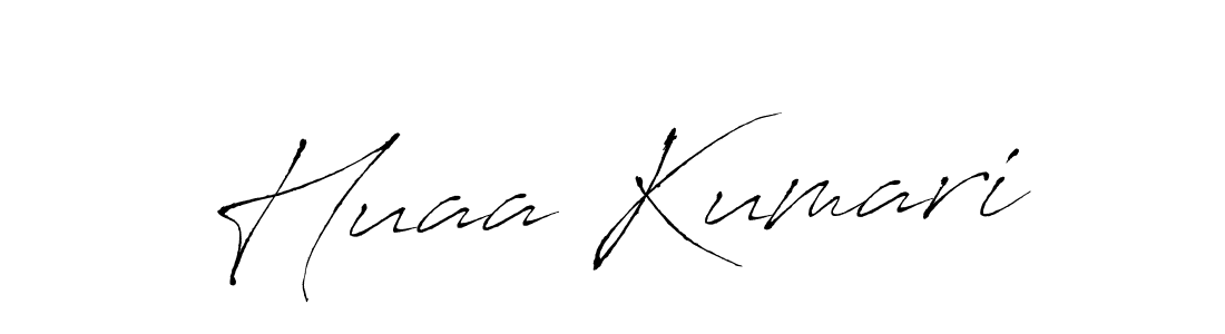 How to make Huaa Kumari name signature. Use Antro_Vectra style for creating short signs online. This is the latest handwritten sign. Huaa Kumari signature style 6 images and pictures png