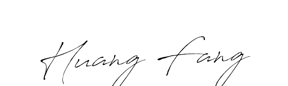 Huang Fang stylish signature style. Best Handwritten Sign (Antro_Vectra) for my name. Handwritten Signature Collection Ideas for my name Huang Fang. Huang Fang signature style 6 images and pictures png
