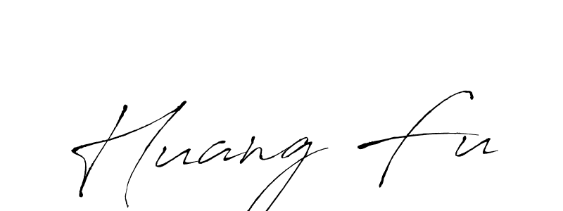 Huang Fu stylish signature style. Best Handwritten Sign (Antro_Vectra) for my name. Handwritten Signature Collection Ideas for my name Huang Fu. Huang Fu signature style 6 images and pictures png