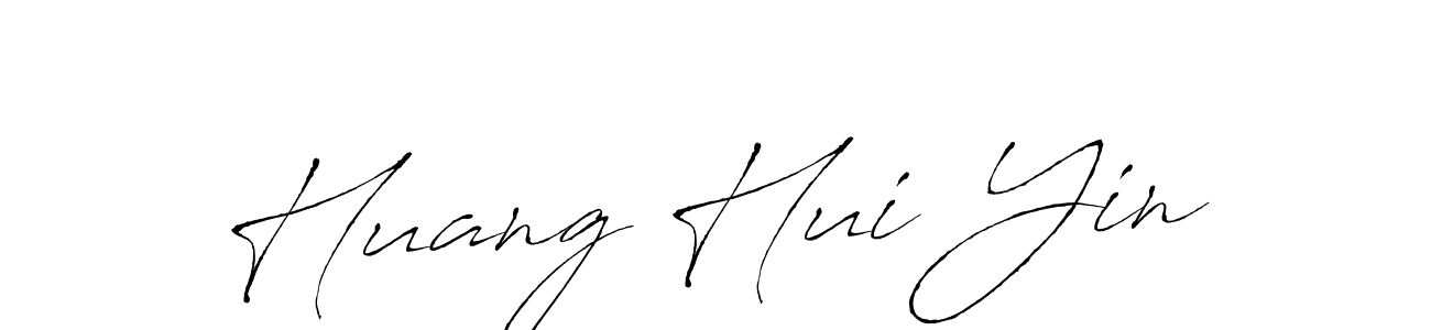 Antro_Vectra is a professional signature style that is perfect for those who want to add a touch of class to their signature. It is also a great choice for those who want to make their signature more unique. Get Huang Hui Yin name to fancy signature for free. Huang Hui Yin signature style 6 images and pictures png