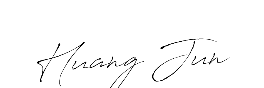 How to make Huang Jun name signature. Use Antro_Vectra style for creating short signs online. This is the latest handwritten sign. Huang Jun signature style 6 images and pictures png